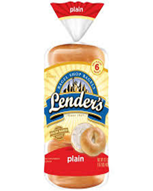 Lenders Plain Bagel