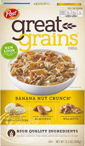 Post Great Grains Banana Nut Crunch